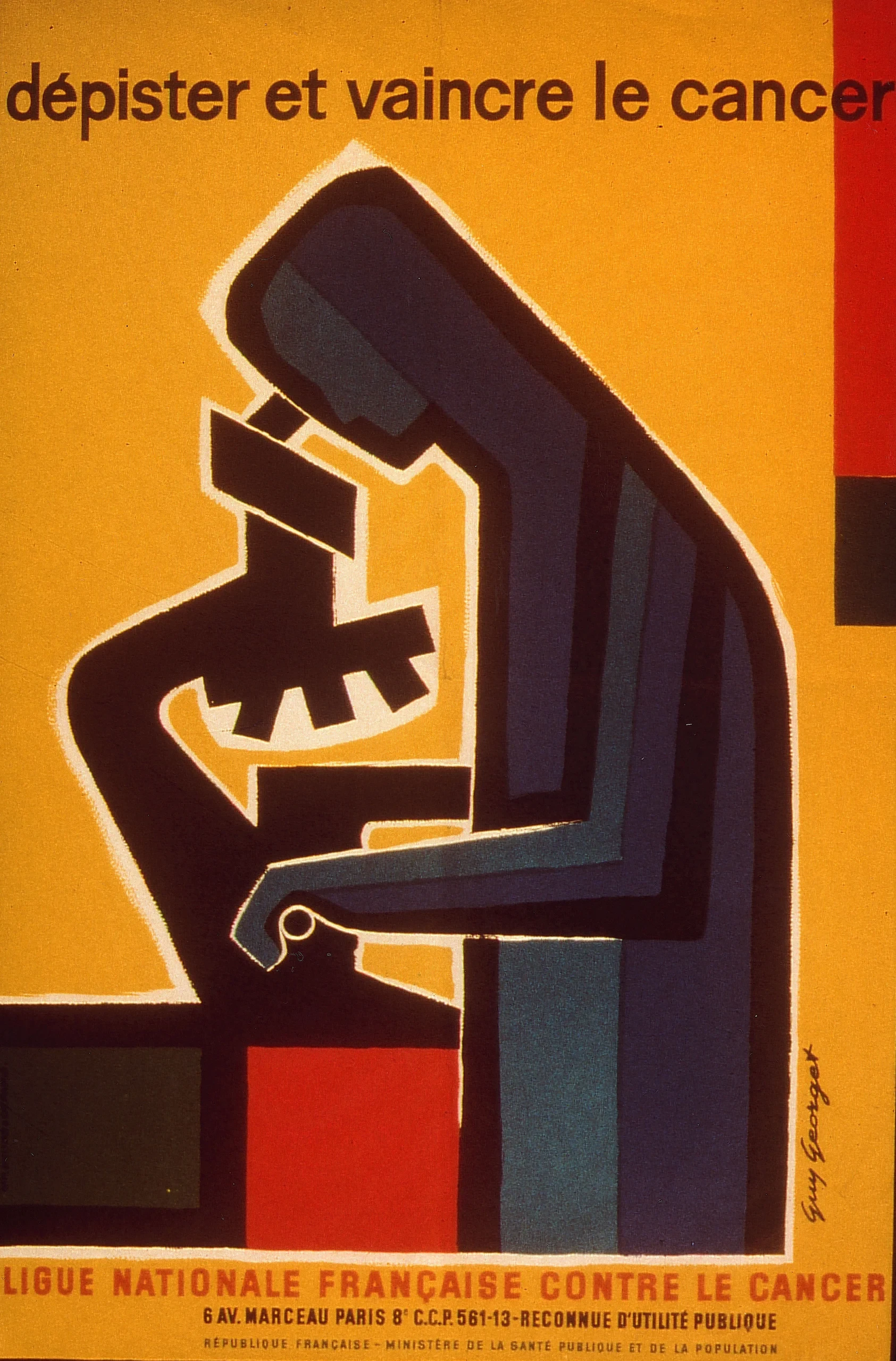 Affiche de Guy Georget de 1965 - (c) Musée Curie